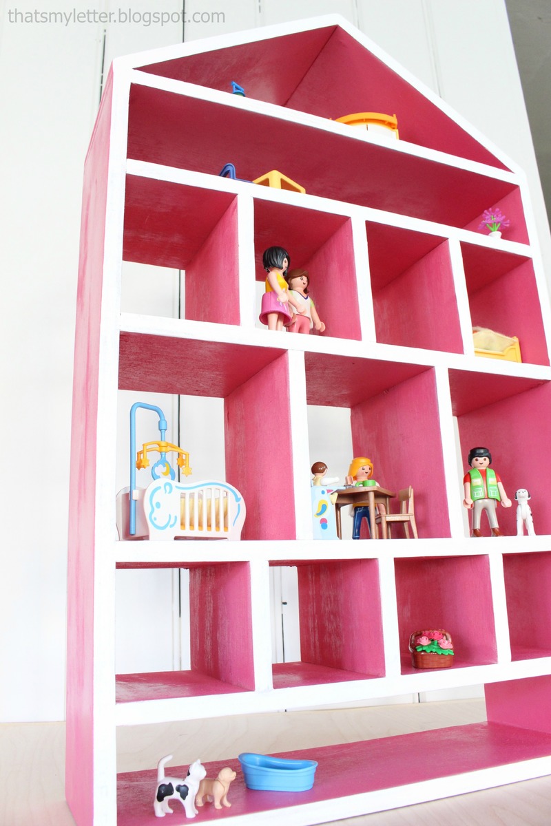 Dollhouse store wall shelf